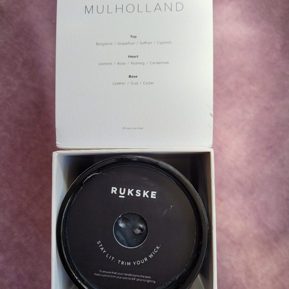 Candle Black  Rukske Mulholland
